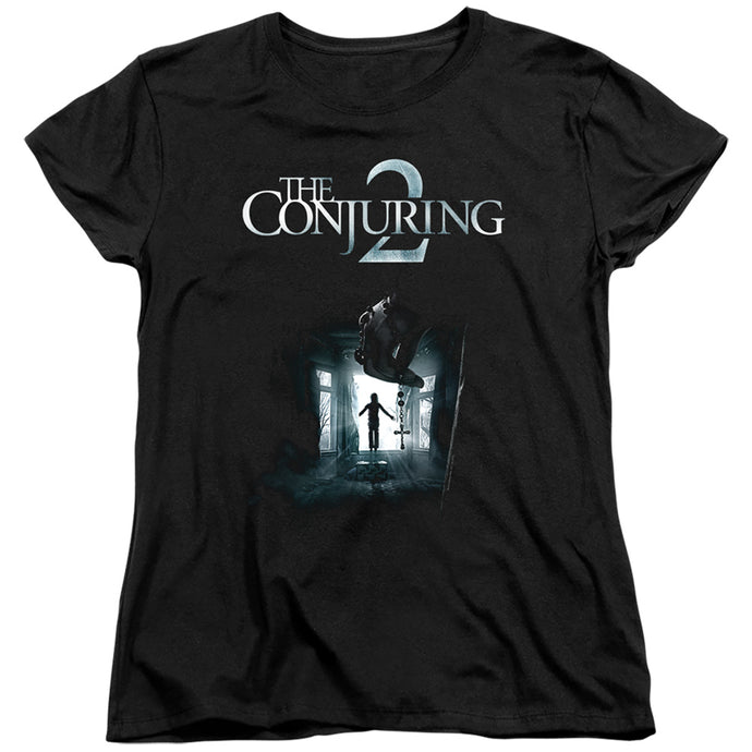 The Conjuring 2 Poster Womens T Shirt Black