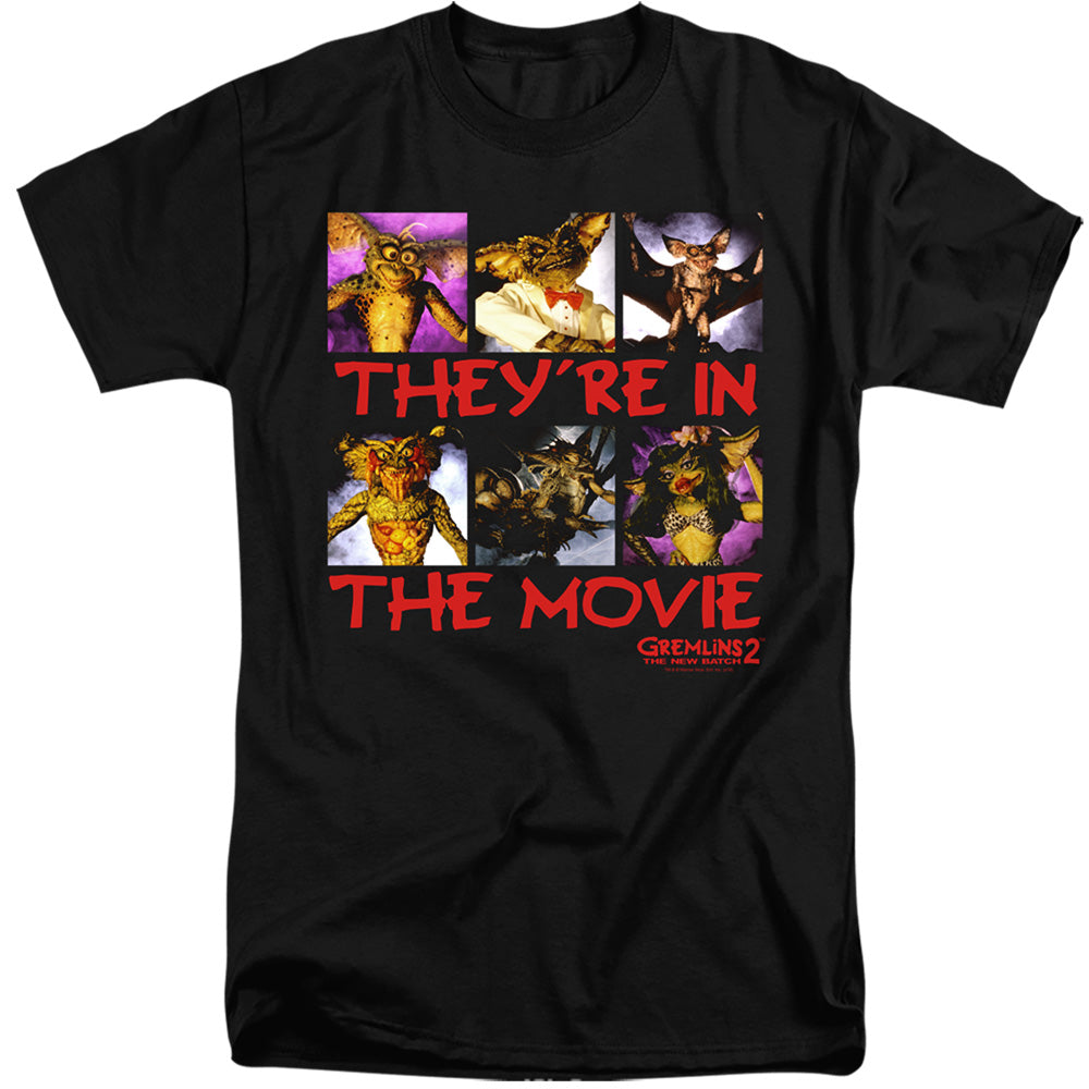Gremlins 2 In The Movie Mens Tall T Shirt Black