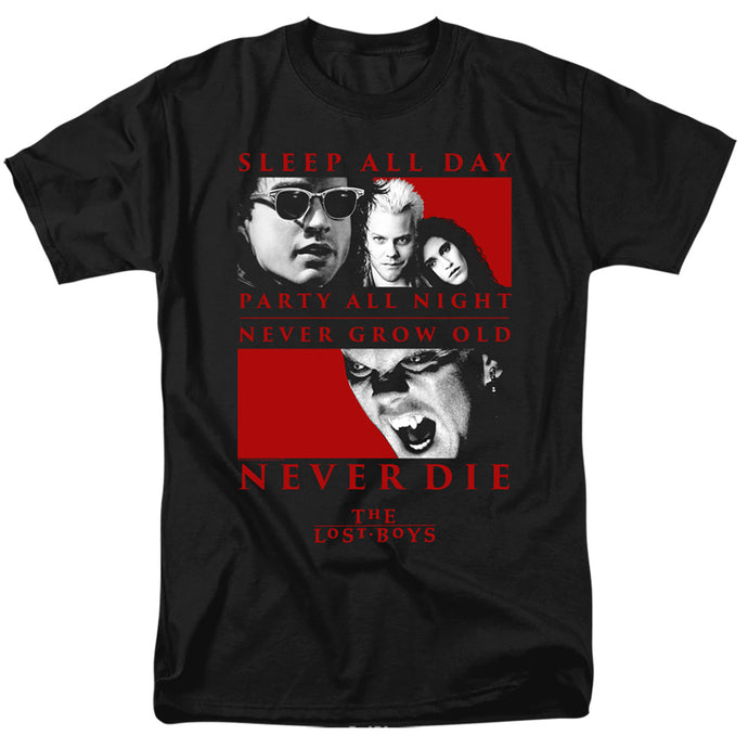 The Lost Boys Never Die Mens T Shirt Black