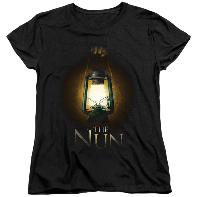 The Nun Lantern Womens T Shirt Black