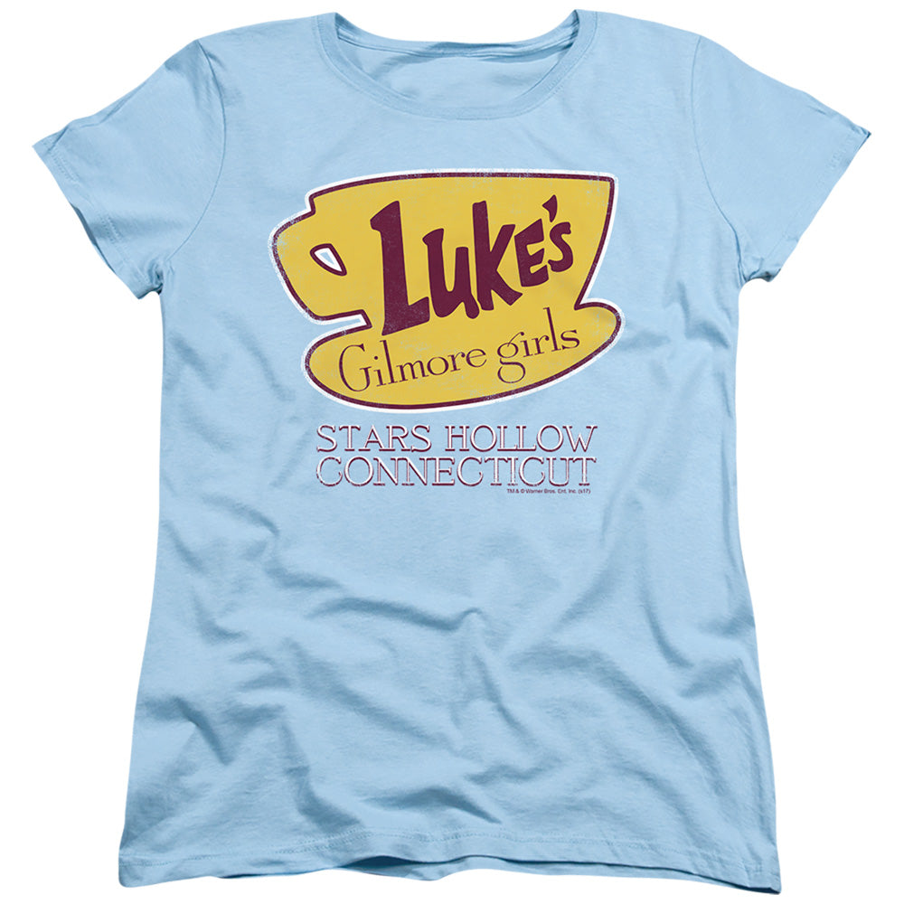 Gilmore Girls Lukes Connecticut Womens T Shirt Light Blue Officially Licensed