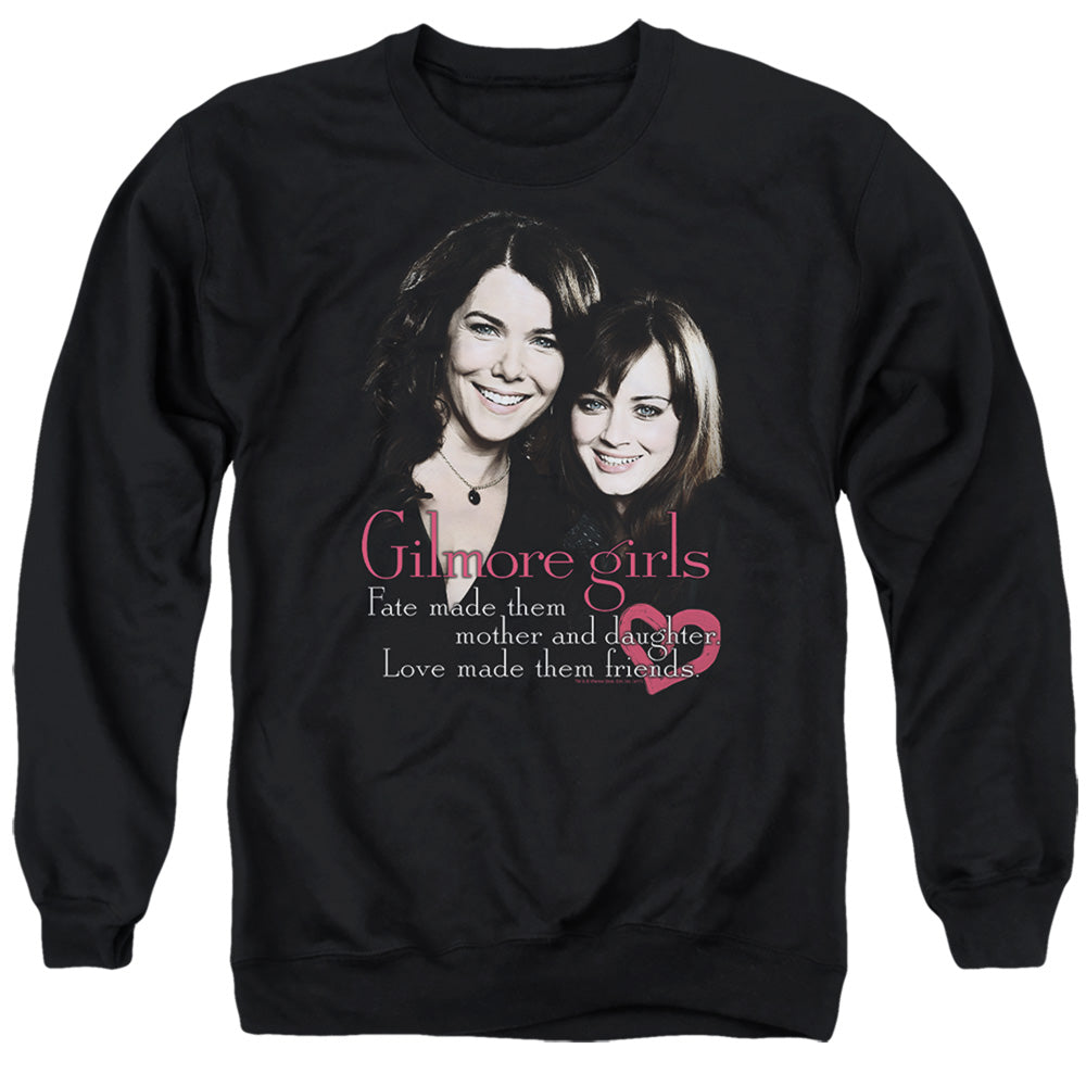 Gilmore Girls Title Mens Crewneck Sweatshirt Black Xl