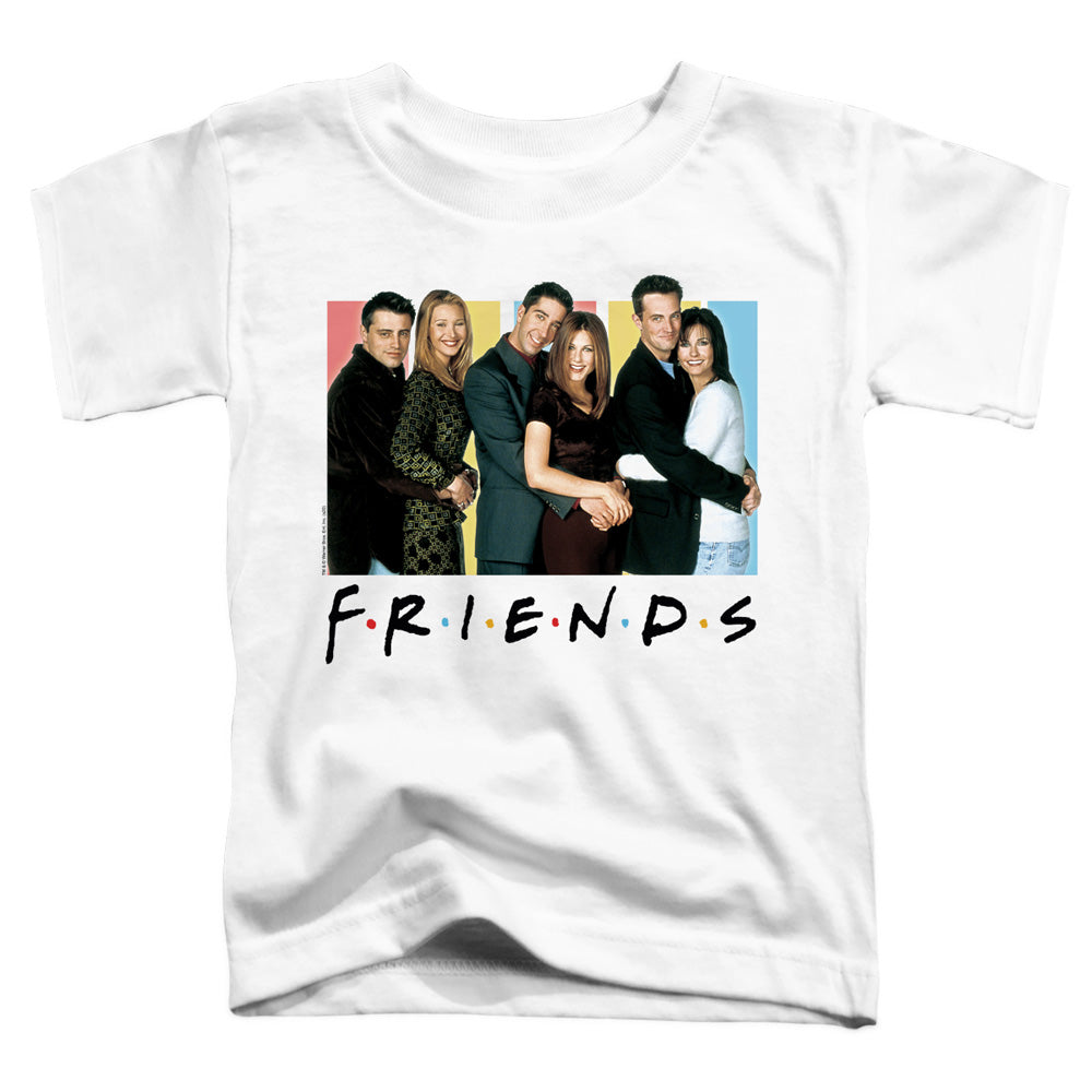 Friends Cast Logo Toddler Kids Youth T Shirt White