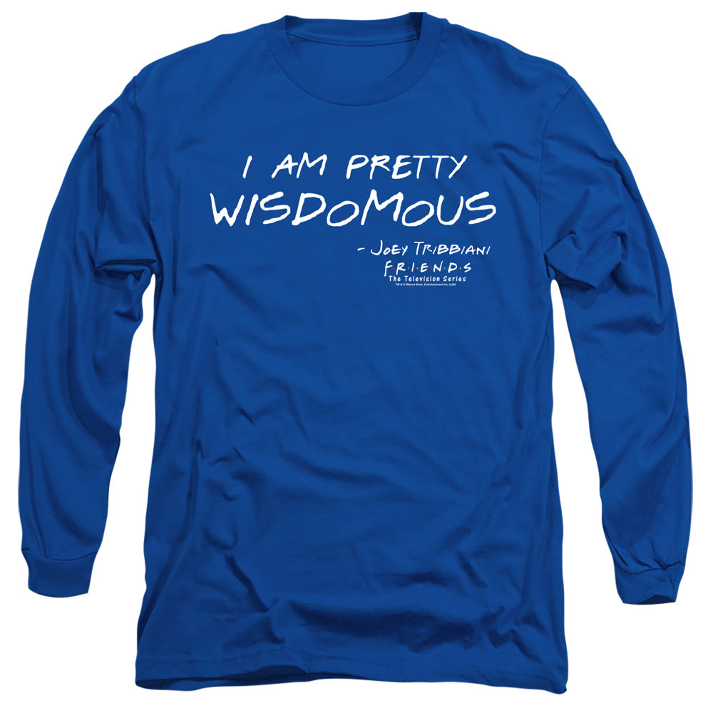 Friends Wisdomous Mens Long Sleeve Shirt Royal Blue