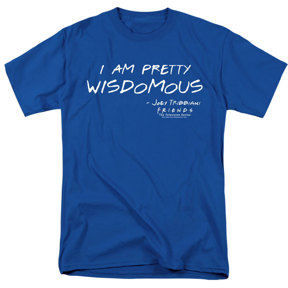 Friends Wisdomous Mens T Shirt Royal Blue Officially Licensed