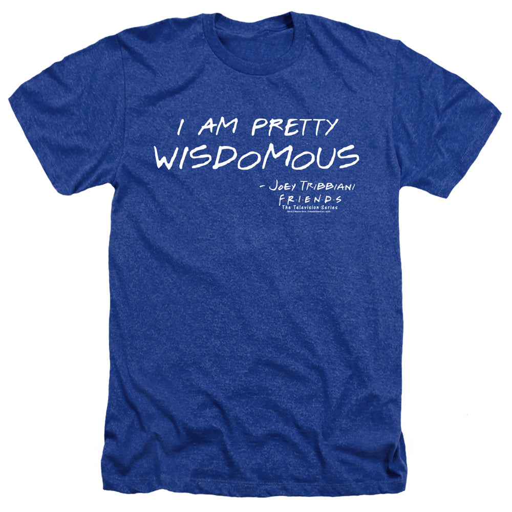 Friends Wisdomous Heather Mens T Shirt Royal Blue