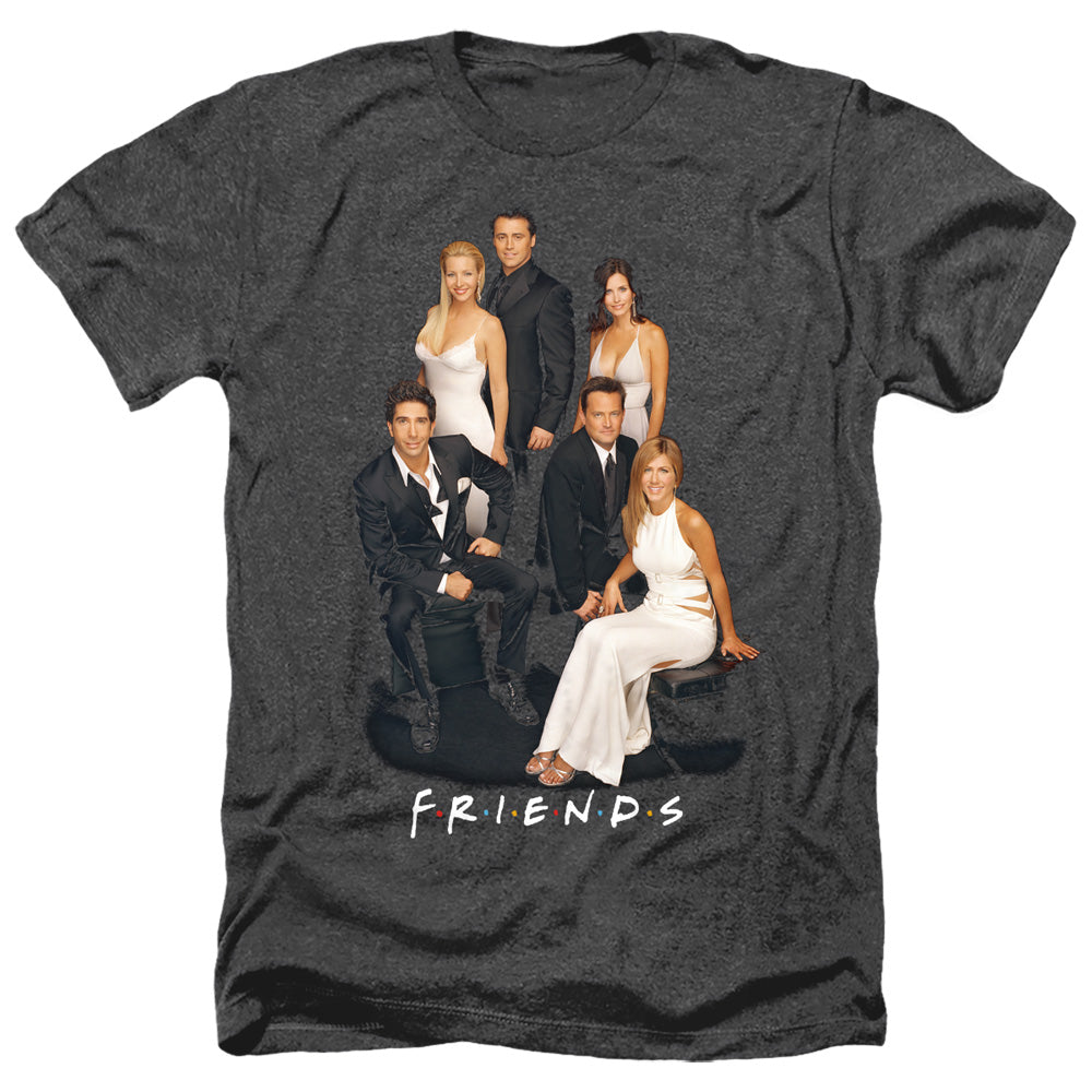 Friends Classy Heather Mens T Shirt Black