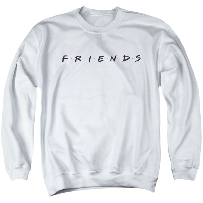 Friends Logo Mens Crewneck Sweatshirt White