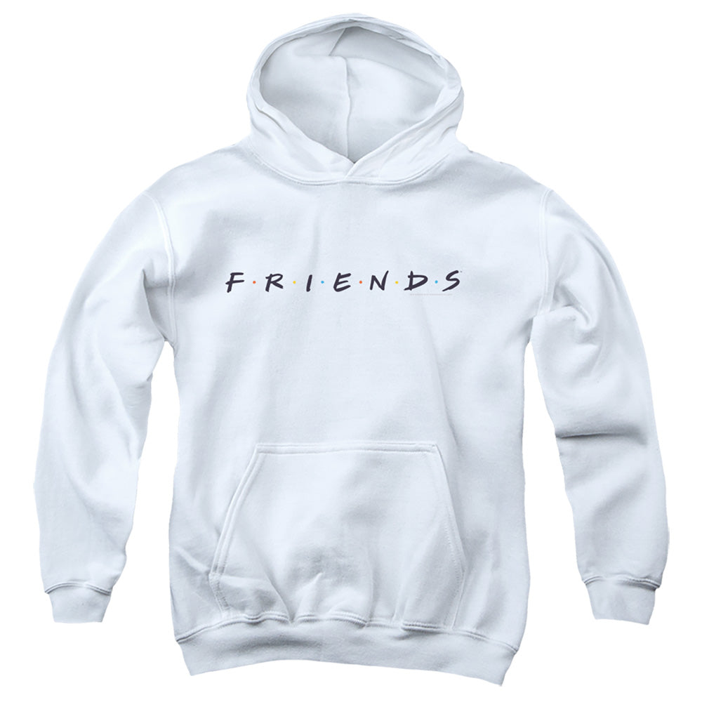 Friends Logo Kids Youth Hoodie White