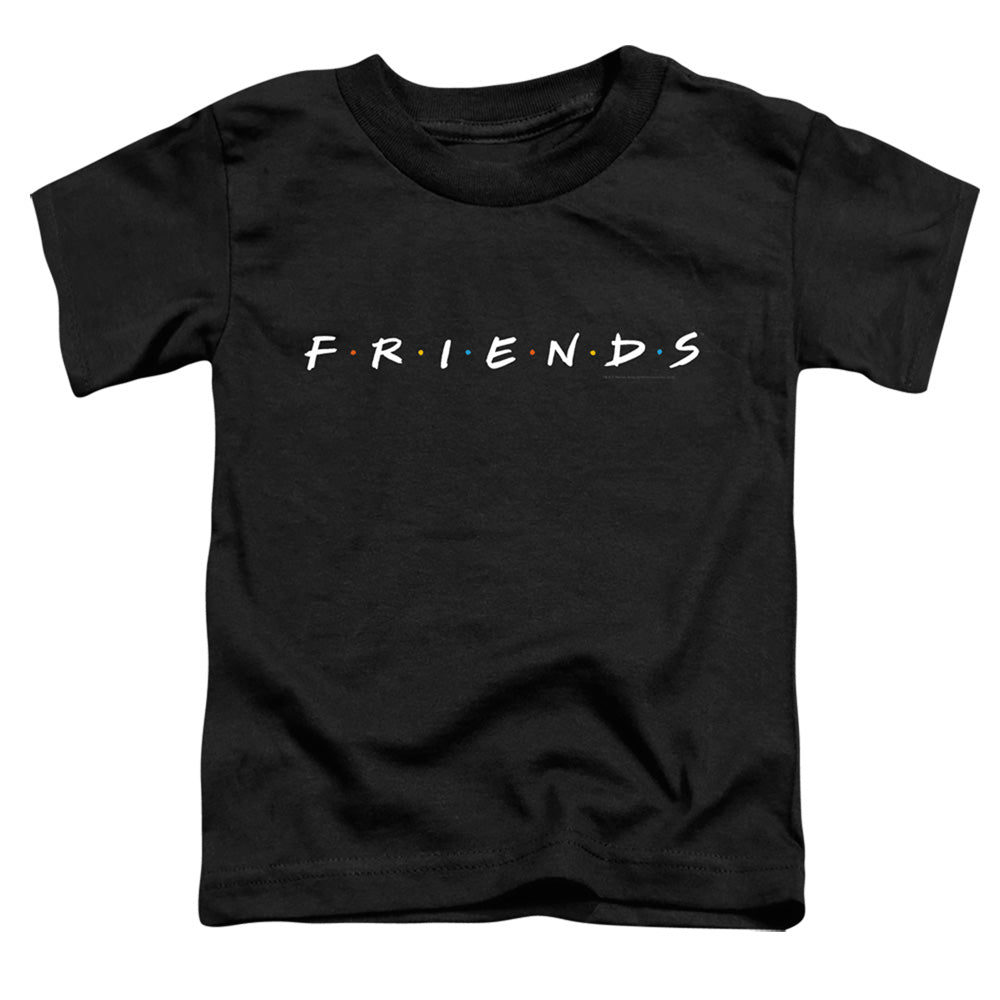 Friends Logo Toddler Kids Youth T Shirt Black
