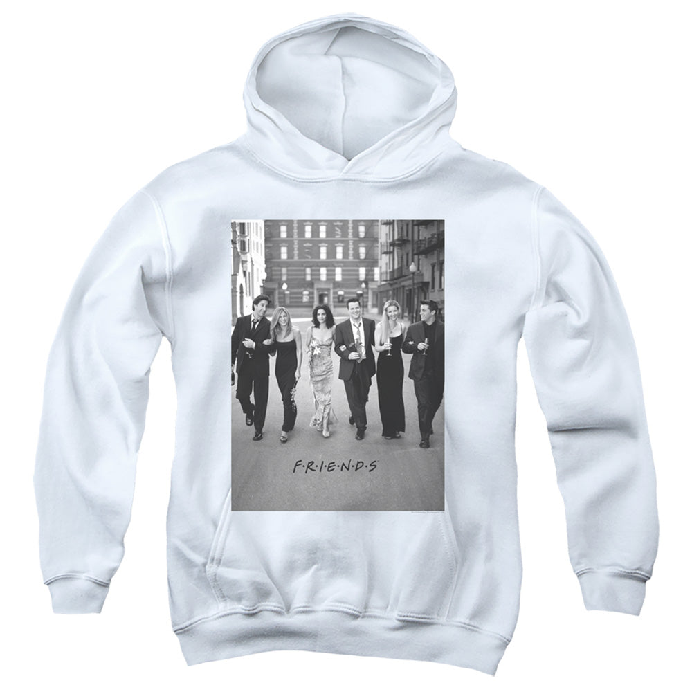 Friends Walk The Streets Kids Youth Hoodie White