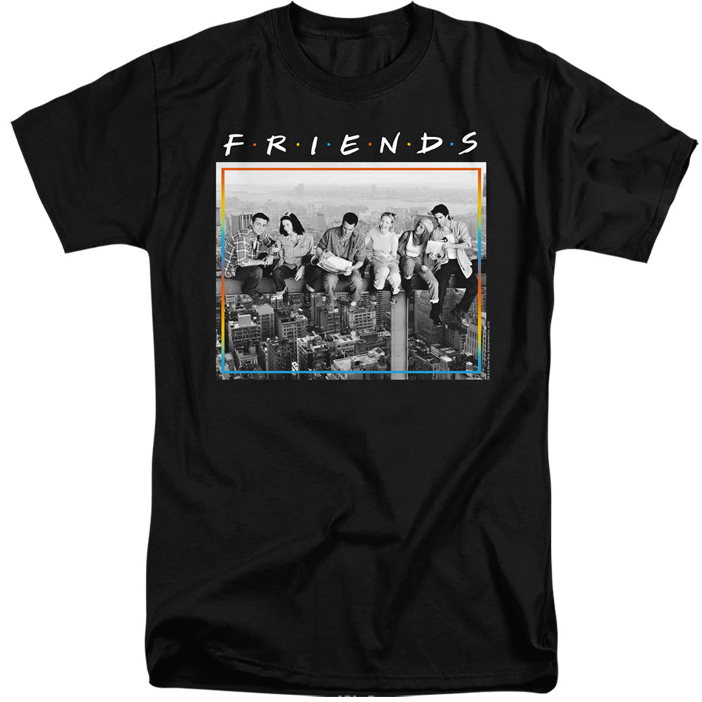 Friends Lunch Break Mens Tall T Shirt Black Officially Licensed