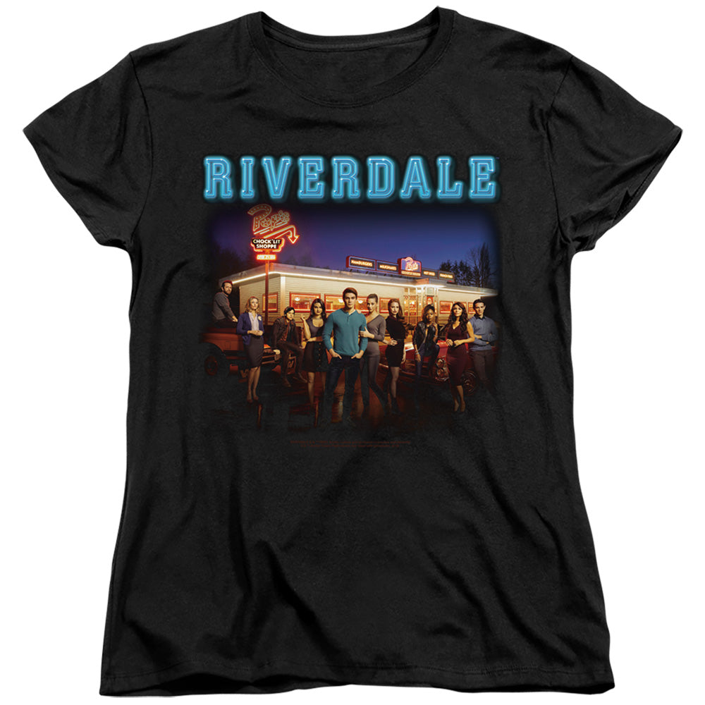 Riverdale Up At Pops Womens T Shirt Black