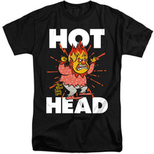 Load image into Gallery viewer, The Year Without A Santa Claus Hot Head Mens Tall T Shirt Black