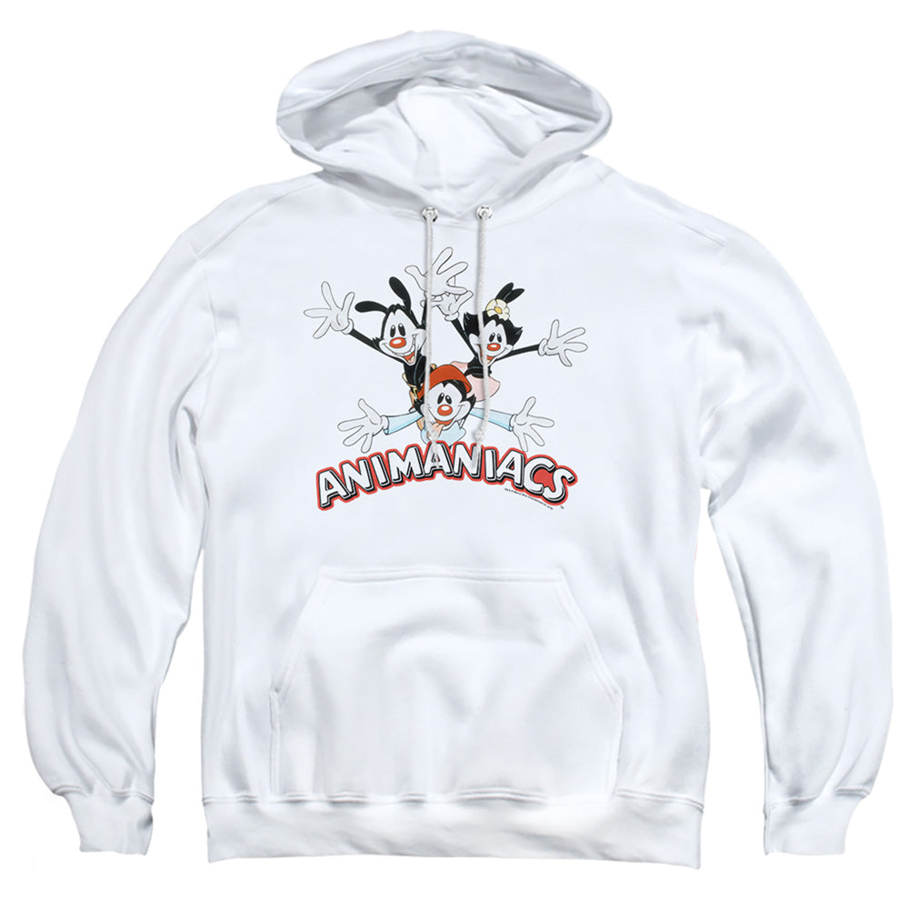 Animaniacs Animaniacs Trio Mens Hoodie White Officially Licensed