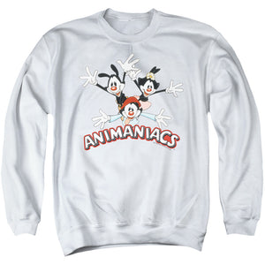 Animaniacs Animaniacs Trio Mens Crewneck Sweatshirt White