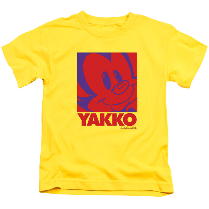 Animaniacs Pop Yakko Juvenile Kids Youth T Shirt Yellow