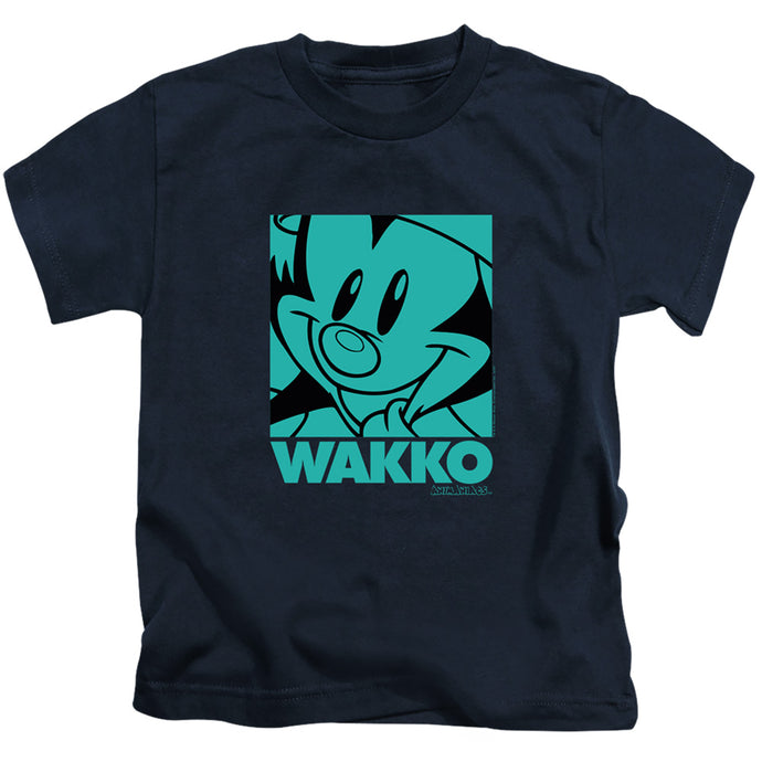 Animaniacs Pop Wakko Juvenile Kids Youth T Shirt Navy Blue