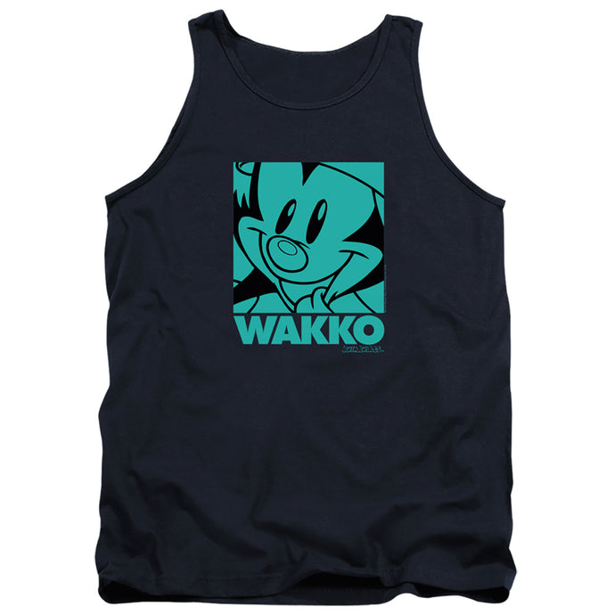 Animaniacs Pop Wakko Mens Tank Top Shirt Navy Blue