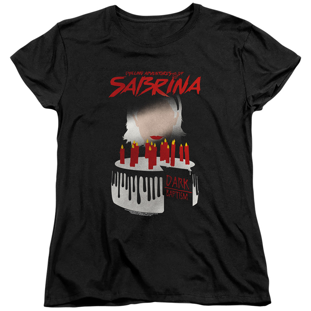 Chilling Adventures Of Sabrina Dark Bapti Womens T Shirt Black