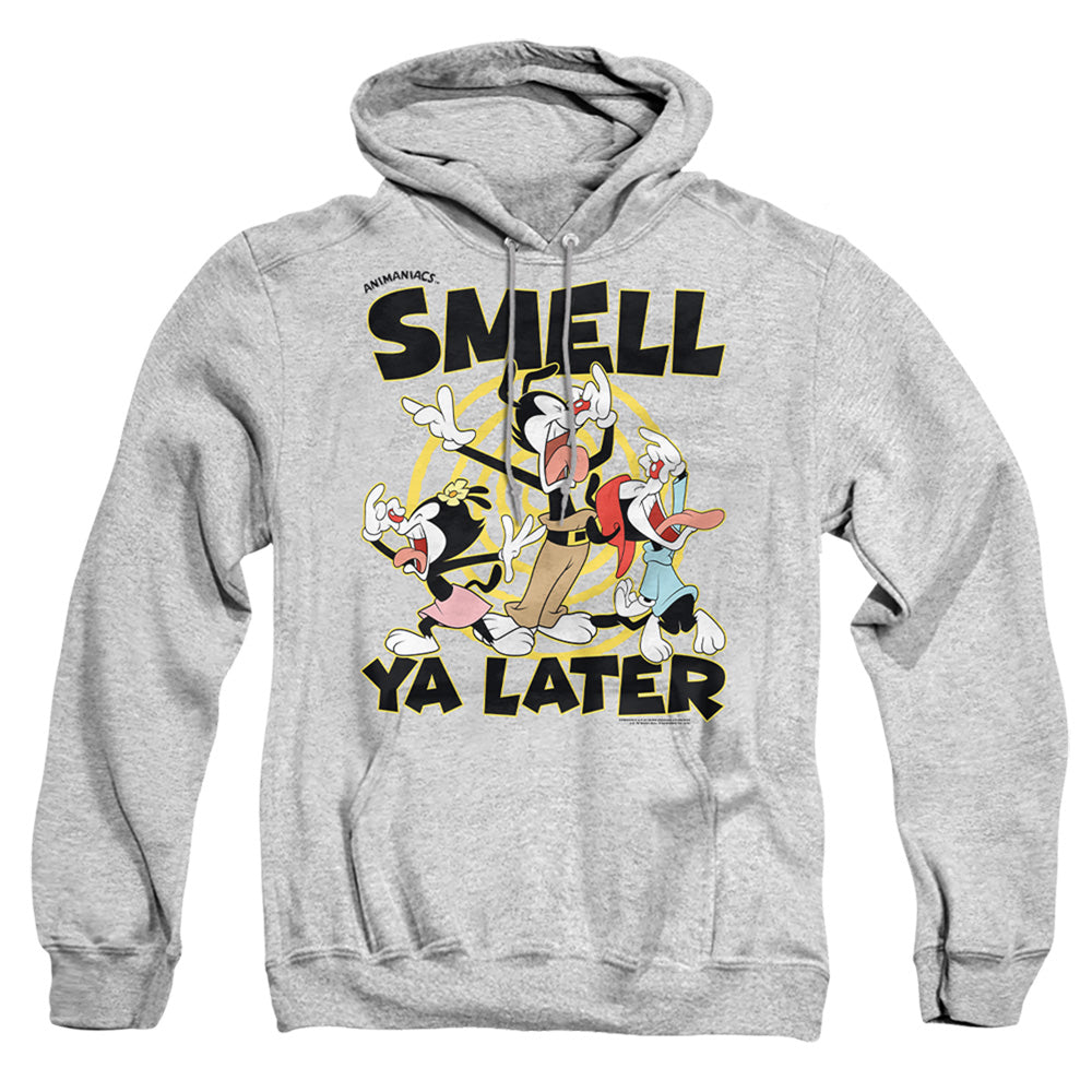 Animaniacs Ell Ya Later Mens Hoodie Athletic Heather Officially Licensed