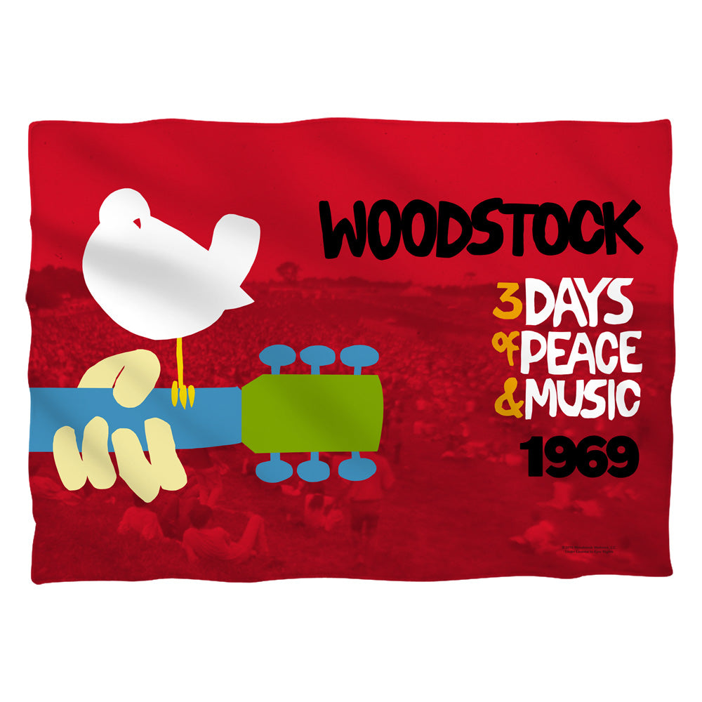 Woodstock Classic Pillow Case Officially Licensed