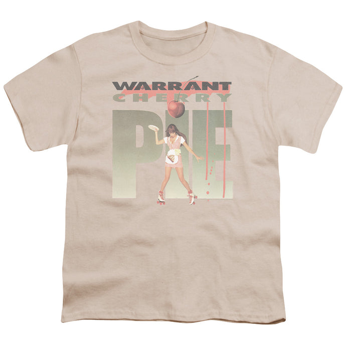 Warrant Cherry Pie Kids Youth T Shirt Cream
