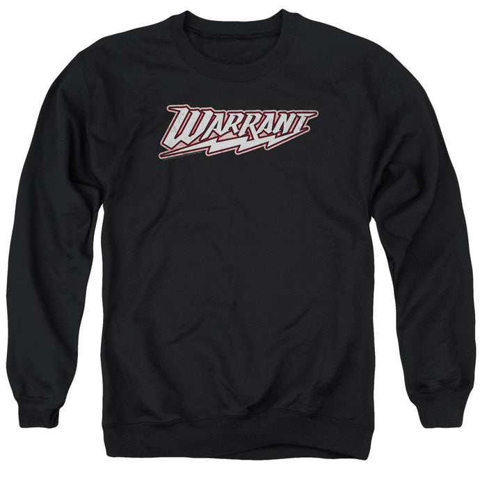 Warrant Logo Mens Crewneck Sweatshirt Black