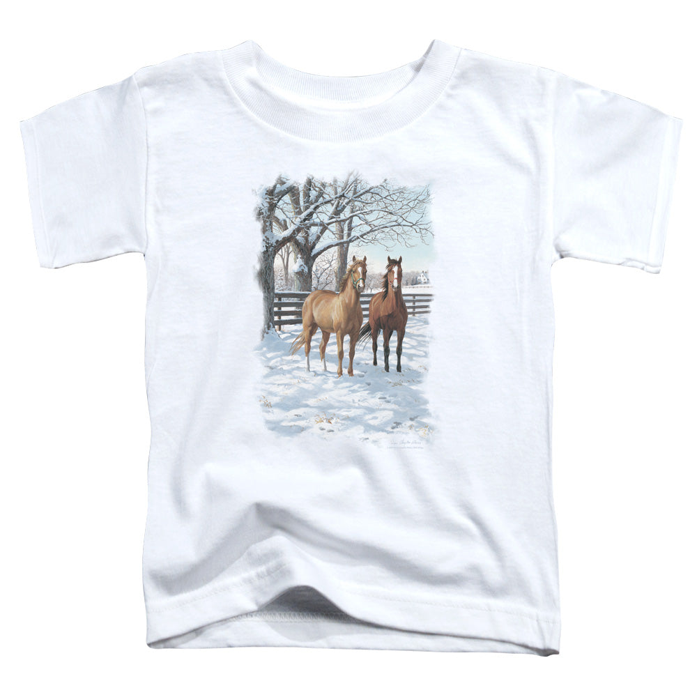 Wildlife Coffee And Chocolate Toddler Kids Youth T Shirt White