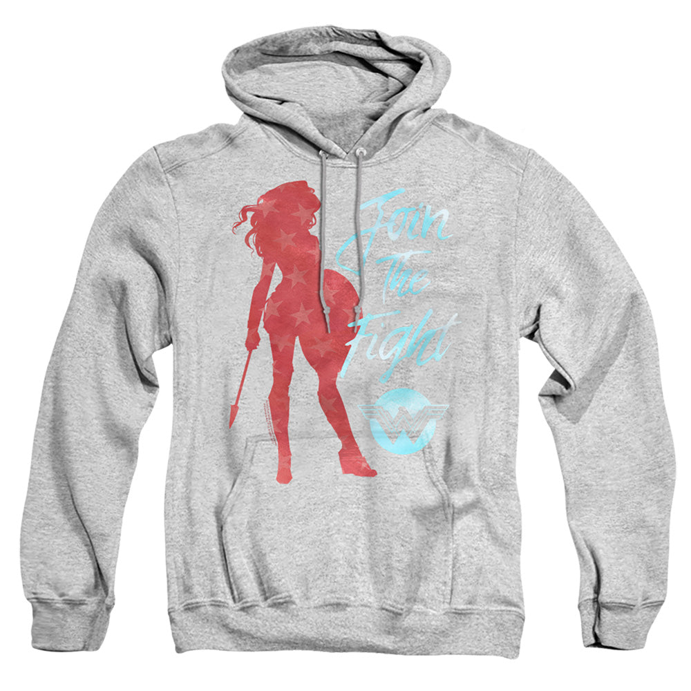 Wonder Woman Movie Freedom Fight Mens Hoodie Athletic Heather Officially Licensed