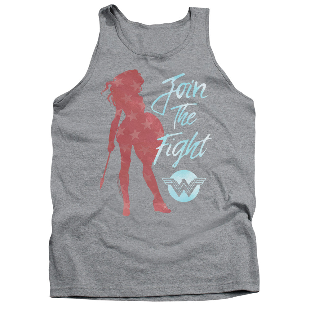 Wonder Woman Movie Freedom Fight Mens Tank Top Shirt Athletic Heather