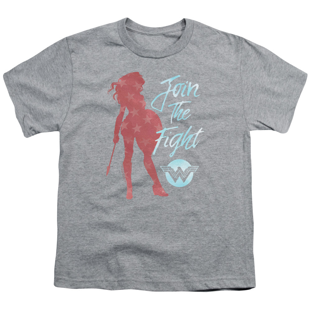 Wonder Woman Movie Freedom Fight Kids Youth T Shirt Athletic Heather