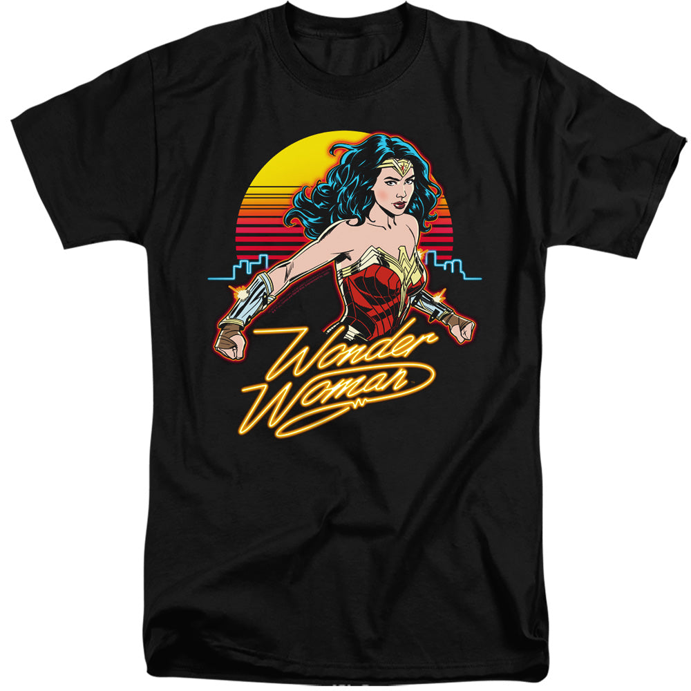 Wonder Woman 84 Skyline Mens Tall T Shirt Black Officially Licensed