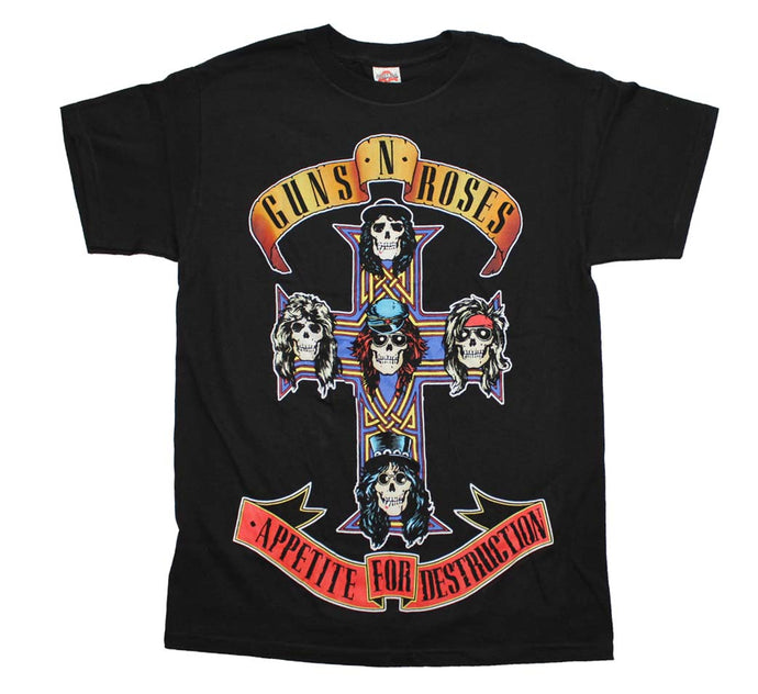 Guns n Roses Appetite For Destruction Jumbo Print Mens T Shirt