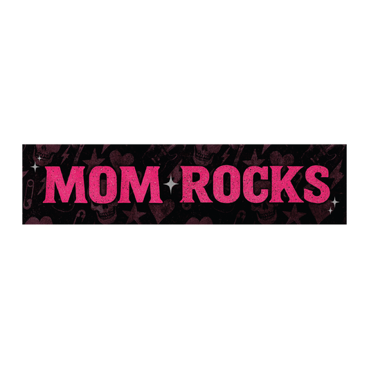 "Mom Rocks" Magnetic Grill Pluginz Keychains