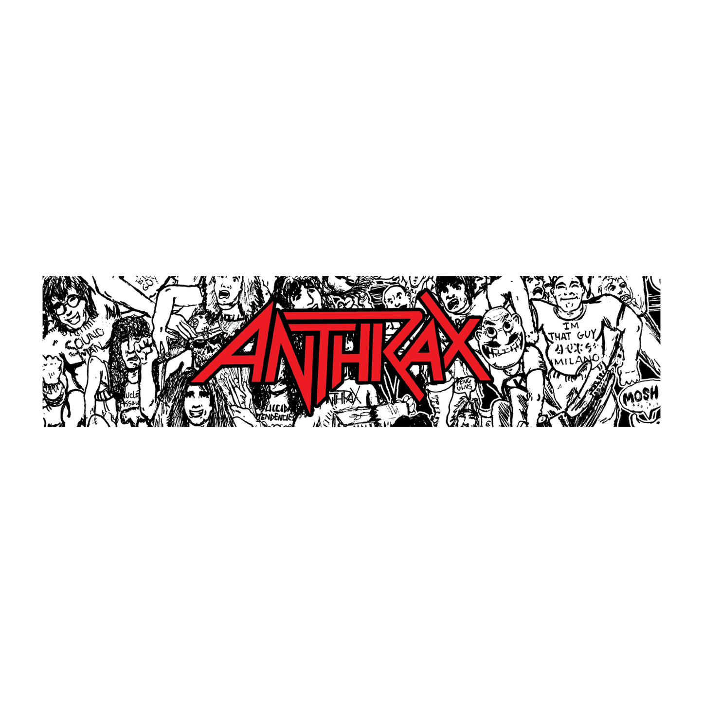 Anthrax "Not Man Comic" Magnetic Grill Pluginz Keychains