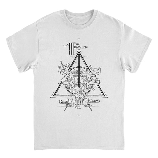 Harry Potter Harry Potter Illustration Mens T Shirt White Officially Licensed