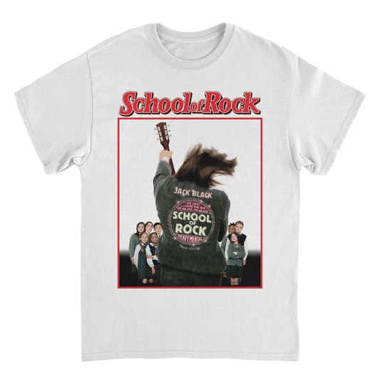 School of Rock School of Rock Mens T Shirt White Officially Licensed