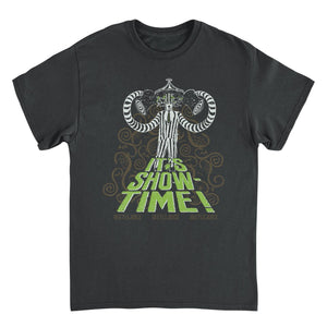 Beetlejuice It's Show-Time Mens T Shirt Black