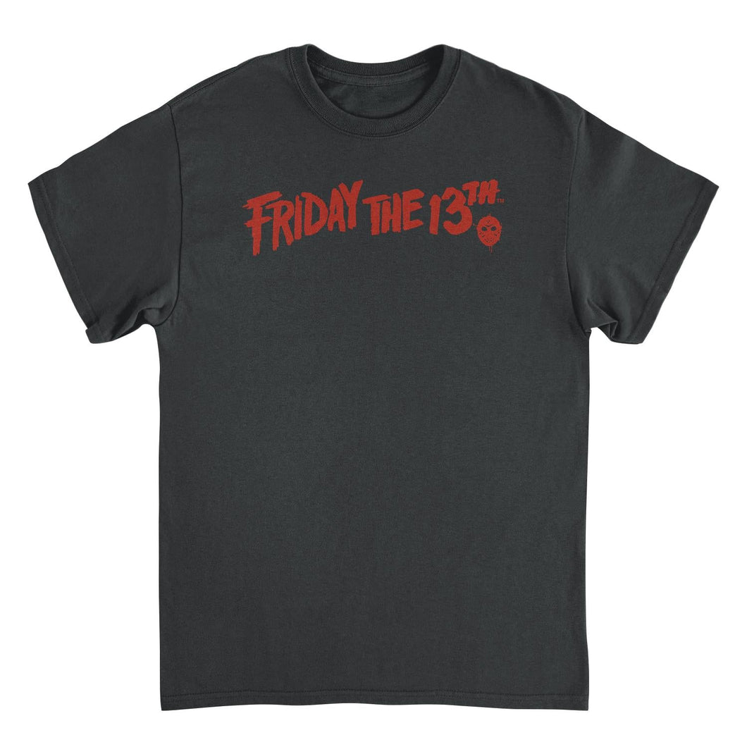 Friday the 13th Logo Mens T Shirt Black