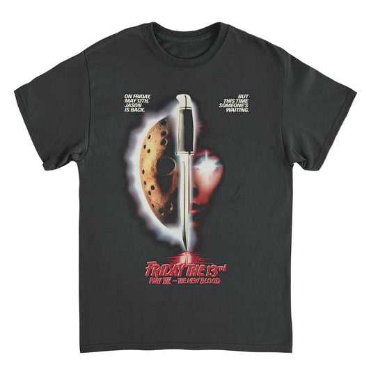 Friday the 13th The New Blood Mens T Shirt Black Officially Licensed