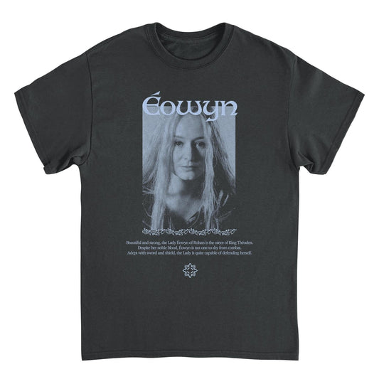 Lord of The Rings Eowyn the Shieldmaiden Mens T Shirt Black Officially Licensed