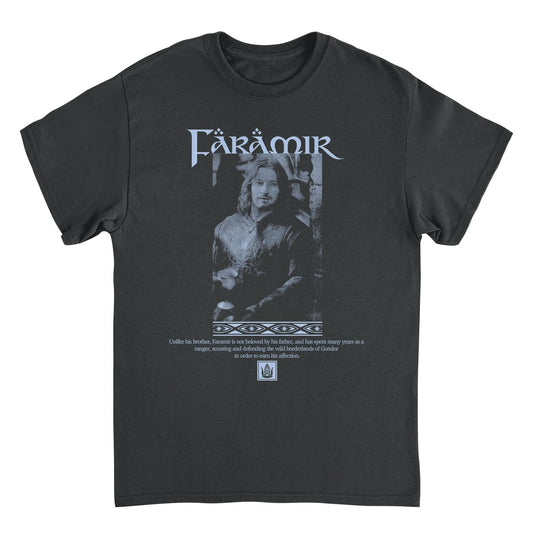 Lord of The Rings Faramir of Gondor Mens T Shirt Black Officially Licensed