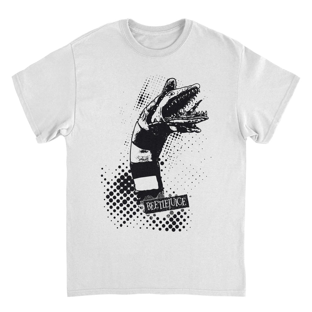 Beetlejuice Sandworm Attack Mens T Shirt White