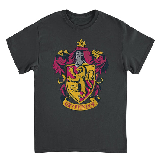 Harry Potter Gryffindor Mens T Shirt Black Officially Licensed