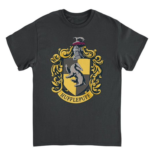 Harry Potter Hufflepuff Mens T Shirt Black Officially Licensed