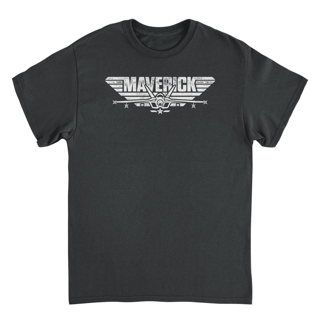 Top Gun Maverick Logo Mens T Shirt Black