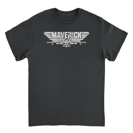 Top Gun Maverick Logo Mens T Shirt Black Officially Licensed