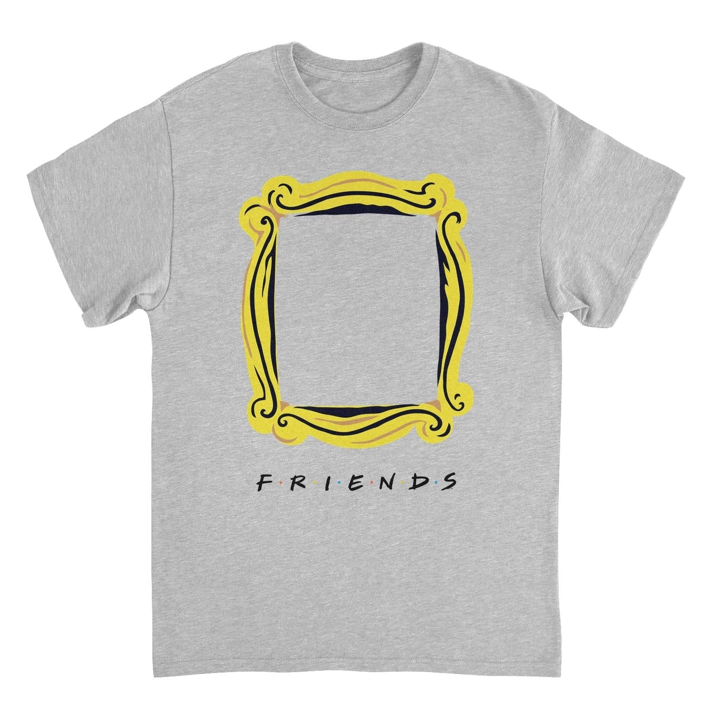 Friends Photo Frame Mens T Shirt Sport Grey Officially Licensed