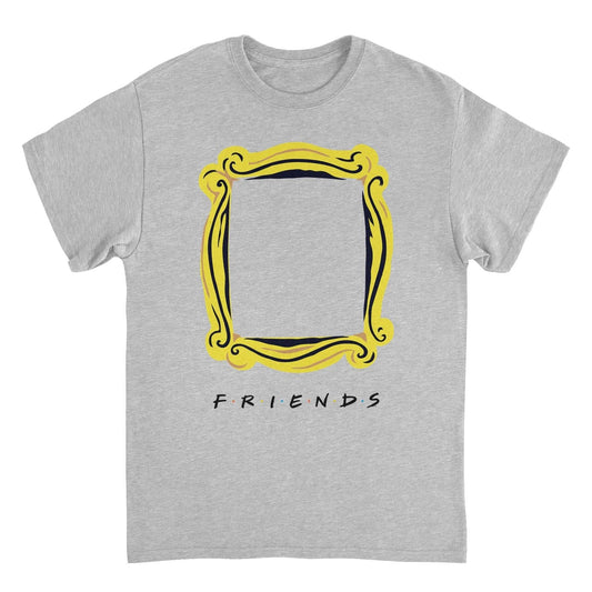 Friends Photo Frame Mens T Shirt Sport Grey Officially Licensed